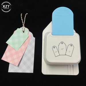 Nouveau poinçon d'étiquettes 3 en 1, coupe-coin rond, poinçon d'étiquettes en papier pour carte de