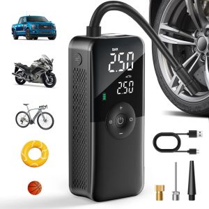 CARSUN gonfleur de pneu Portable gonfleur électrique Rechargeable pour voiture vélo compresseur