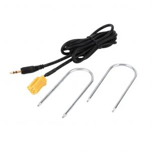 Câble adaptateur d'entrée AUX 3.5MM pour voiture, pour Peugeot 206 207 307 308 citroën Sega MP3 MP4