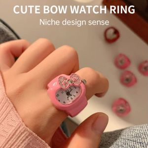 Montre à biscuits avec nœud mignon pour femme, design de niche, fouet, vintage, Spice Girl, nouvelle