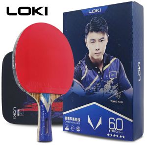 Loki RXTON série R 5/6/7 étoiles raquette de Tennis de Table équilibre de carbone raquette de