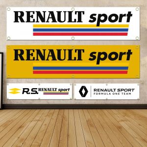 Ren Sports Racing Car Banner, Feel Polyester Printed Garage Wall Art, D&eacute;corations ext&eacute;rieures,