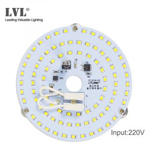 Panneau lumineux LED pour plafond, 10W 18W 25W 40W, 220V 230V AC, carré ou rond