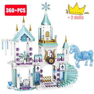 Ensemble de maison château de princesse Friends pour filles, films, aire de jeux de glace royale,