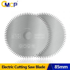 CMCP 85mm Mini lame de scie circulaire 10/15mm 80T disque de coupe électrique bois/métal disque de