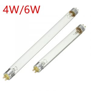 Tube de lampe de désinfection UV T5 4W/6W, lampe de stérilisation aux ultraviolets, ampoules de