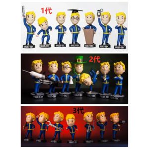 15 cm Fallout Vault Boy figurines d'anime Bobblehead mignon ensemble complet Collection Figurine
