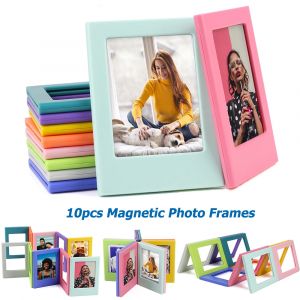 10 pi&egrave;ces, cadre magn&eacute;tique de diff&eacute;rentes couleurs pour Fujifilm Instax Mini 8 7S 25 50 70 90