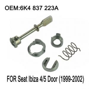 Kit de r&eacute;paration de cylindre de serrure de porte en fer de voiture, pour Seat Ibiza 4/5 portes