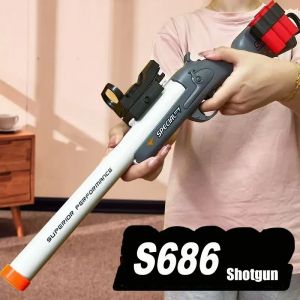 Long S686 fusil lancer coquille jouet pistolet balle molle Airsoft lanceur Sports de plein air CS