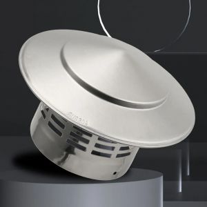 Bouchon de cheminée en acier inoxydable 110/160mm, sortie d'air murale extérieure, tuyau de toit,