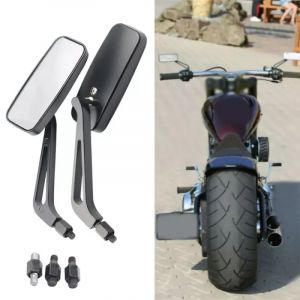 Rétroviseur latéral réglable Anti-éblouissement pour moto, avec filetage de 8mm/10mm, pour Harley