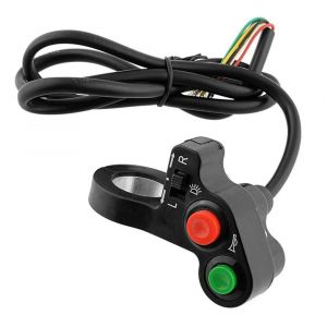 Clignotant de klaxon de moto universel, interrupteur de commande de phare, interrupteur de guidon de