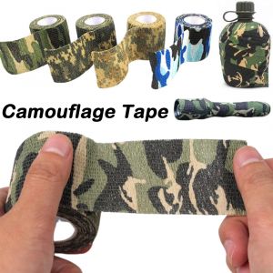 Bande de Camouflage tactique, Bandage auto-adhésif de chasse, bande de Camouflage extensible pour