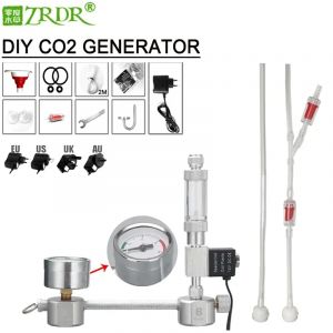 ZRDR – kit de système de générateur de CO2 pour Aquarium, générateur de CO2, diffuseur de compteur