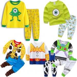 Été automne enfants Toy Story pyjamas vêtements Woody Tracey Buzz l'éclair Halloween Costume Pyjamas