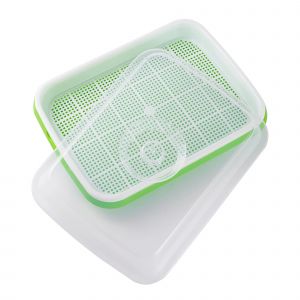 1 ensemble plat de germination Pot de culture hydroponique semis de légumes haricots Pot de semis