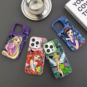 Coque de téléphone imprimée princesse Jasmine Disney, étui souple en Silicone TPU pour iPhone XR XS
