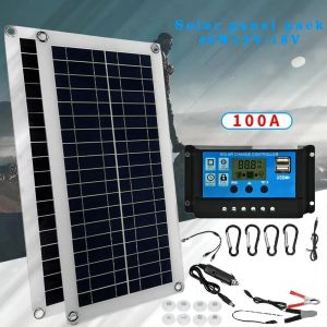 40W panneau solaire 12V/18V cellule solaire 10A-100A contrôleur Kit de plaque solaire pour téléphone