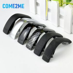 Chrome mat avec pommeau de levier de vitesse en cuir couvercle lat&eacute;ral d&eacute;corer embl&egrave;me DSG pour VW