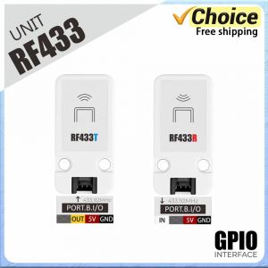 Transmetteur et r&eacute;cepteur RF sans fil M5Stack RF433T/R, fr&eacute;quence de fonctionnement 433.92MHz pour