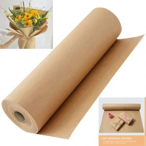 Emballage cadeau Kraft 30Cm X 1/2/3M, emballage mobile, rouleau de papier brun pour la peinture