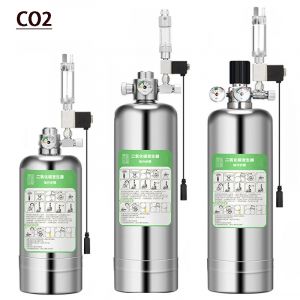 Kit de système de générateur de CO2 pour Aquarium, bricolage, cylindre de CO2 en acier inoxydable,