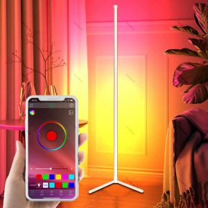 Tuya RGB lampadaire 180cm blanc intelligent APP télécommande moderne coin lampadaire atmosphère