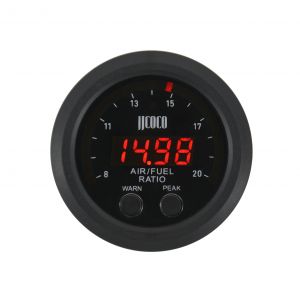 Compteur de rapport Air-carburant s&eacute;rie S 12V 52MM, affichage num&eacute;rique LED rond Ultra-fin avec