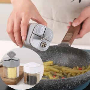 Kit d'&eacute;pices de Camping de voyage, Shaker d'assaisonnement, distributeur en plastique 4 en 1,
