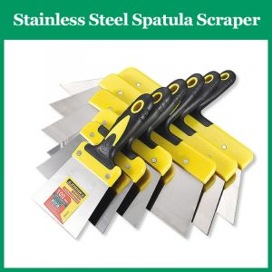 Spatule de remplissage de plâtre de mastic de 4 à 16 pouces, spatule en acier inoxydable, lame de