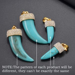 Anniyo – pendentif à breloque en forme de piment, Turquoise artificielle et strass, Capsicum, bijoux