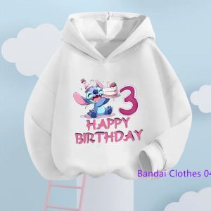 Mode point anniversaire num&eacute;ro 1-9 enfants sweats enfants Kawaii pull dessins anim&eacute;s gar&ccedil;on fille