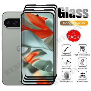 3 pièces verre trempé pour Google Pixel 9 Pro XL 8 7 6 Pro 8A 7A 6A 5A 4A 3 XL protecteur d'écran à