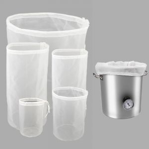 Sac Filtrant de Brassage Réutilisable à Proximité, Passoire à Mailles Fines en Nylon, pour Bière,