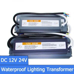 Transformateur d'&eacute;clairage &eacute;tanche AC 110V ~ 220V &agrave; DC 12V 24V, alimentation 10W 20W 30W 50W 100W