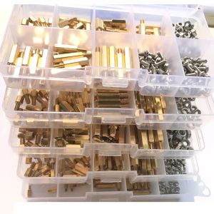 Carte m&egrave;re M2 M2, 5, 3 M3 M4, entretoise en laiton hexagonal, vis &agrave; t&ecirc;te ronde crois&eacute;e en acier