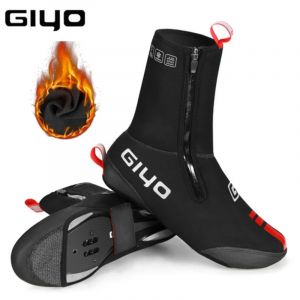GIYO chaussures de v&eacute;lo couvre vtt v&eacute;lo de route hiver &eacute;paissir chaud thermique couvre-chaussures