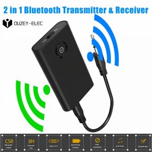 2 en 1 &Eacute;metteur R&eacute;cepteur Bluetooth 4.0 Adaptateur Sans Fil avec 3.5mm Jack Bluetooth Audio