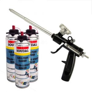 Pistolet à mousse PU robuste, applicateur de pulvérisation extensible, panier adaptateur neuf et