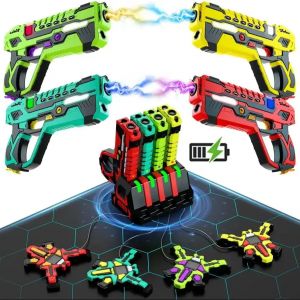 VATOS mise à niveau synchronisation des données pistolet à étiquettes Laser gilets x4 pistolets