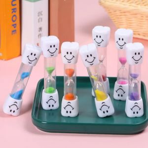 Mini horloge de sable color&eacute;e de 3 Minutes, minuterie pour enfants, brosse &agrave; dents, minuterie