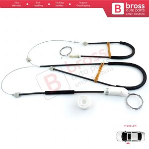 BWR5381-Kit de Réparation de Lève-Vitre Électrique pour Renault Megane MK3 CC EZ0/1 2010-2015 2