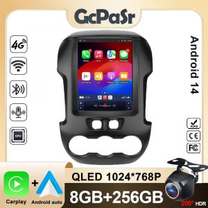 Lecteur Android 14 pour Ford Ranger 2012 2013 2014 2015, Système Intelligent de Voiture, Radio,