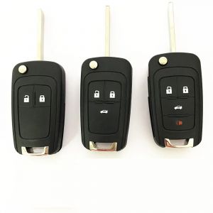 Clé de voiture à 2/3/4 boutons, clé de voiture à distance, puce ID46 433MHz pour Chevrolet Cruze