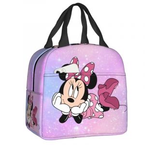Sac à déjeuner personnalisé Mickey Mouse pour hommes et femmes, glacière thermique, boîte à déjeuner