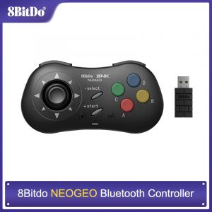Contrôleur de jeu Bluetooth 8BitDo NEOGEO pour Windows 10, 11, PC, Android et NEOGEO mini