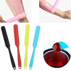 Spatules de cire cosmétiques en Silicone, bâtons d'épilation antiadhésifs, applicateur de cire