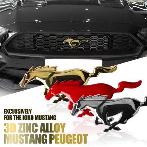 Grille avant de voiture/couvercle d'embl&egrave;me arri&egrave;re couvre Logo autocollant pour Mustang ightFocus