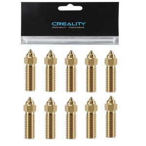 Creality K1 Kit de buses en laiton, imprimante 3D 10 pièces Kit de buses haute vitesse 0,4 mm pour